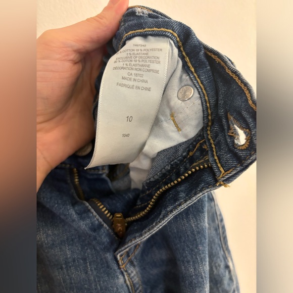 LEVIS Slim Straight Jeans, Size 10 Kids, Regular length. Medium Blue. 2 Pairs! - Picture 4 of 8